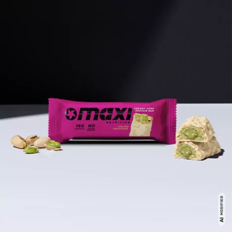 MaxiNutrition Creamy Core Protein Bar Salted Pistachio 45g – Riegel mit Pistazien und weißer Schokolade